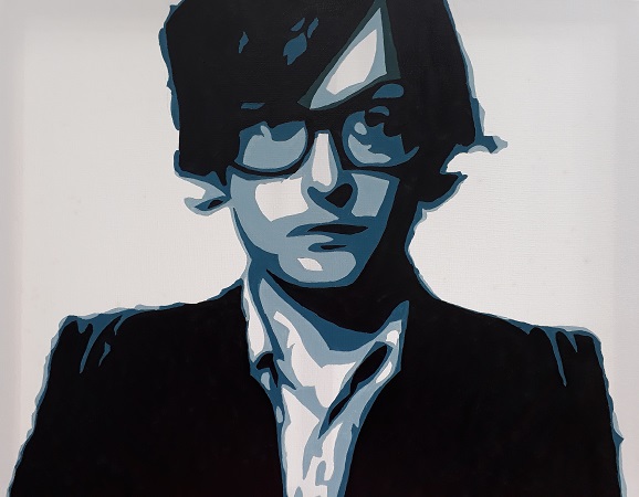 Jarvis Cocker<br>Acrylic on canvas<br>762x610mm