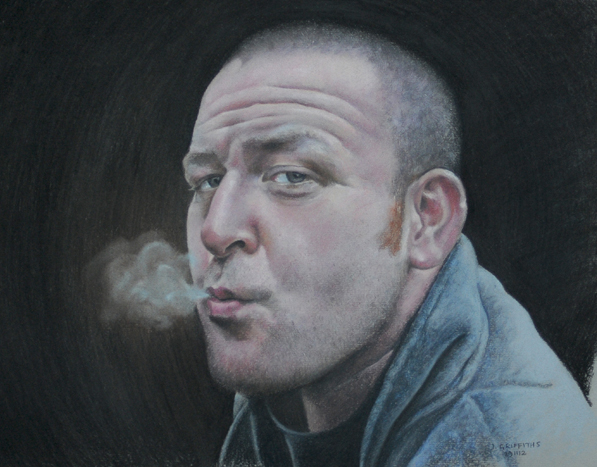 Our mate Pete!<br>Pastel<br>420x297mm